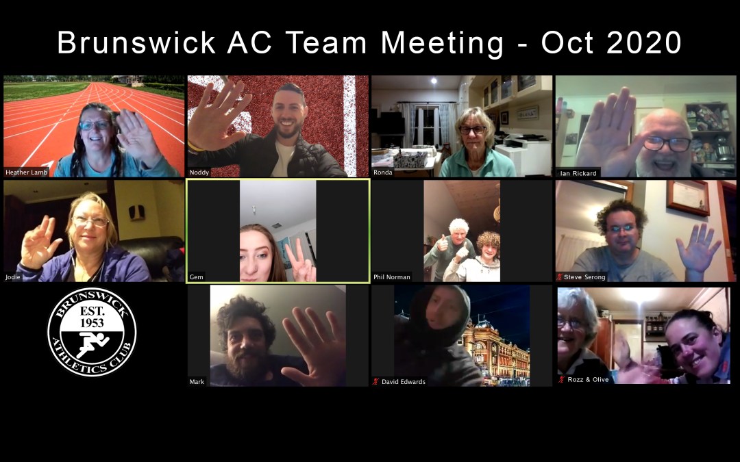 Brunswick Athletics Club ZOOM meeting